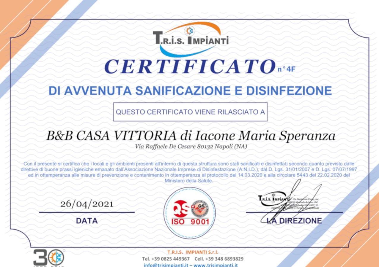 Casa Vittoria Napoli - Santa Lucia Bed & Breakfast Екстериор снимка